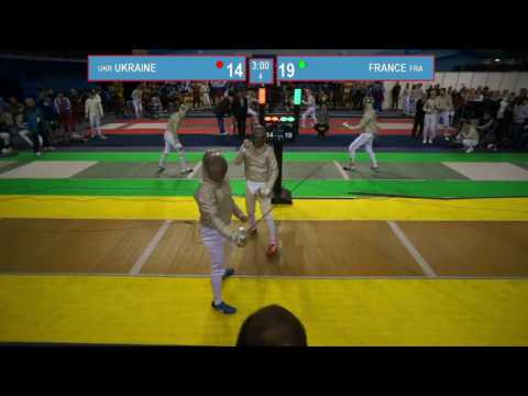 T8. FRANCE - UKRAINE. Sabre men teams.
