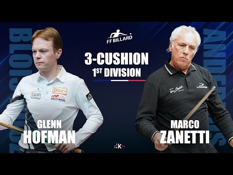 3-Cushion French League 2025/2026 - Glenn HOFMAN vs Marco ZANETTI