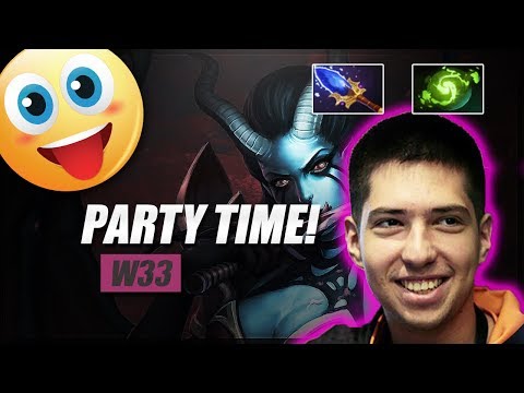 Dota Pro: w33 Queen of Pain party time! | Dota 2 Highlights