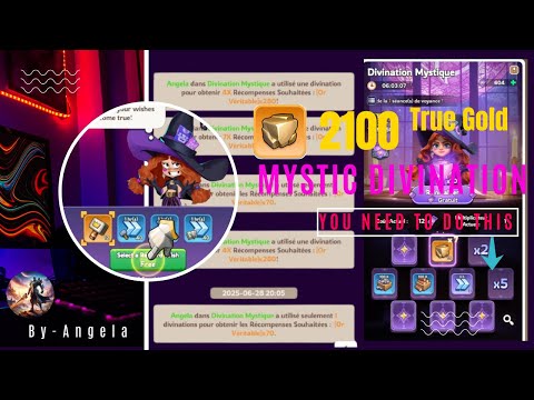How to get 2100 True gold Crazy rewards in Mystic Divination?:🤔🤔 #kingshotgames