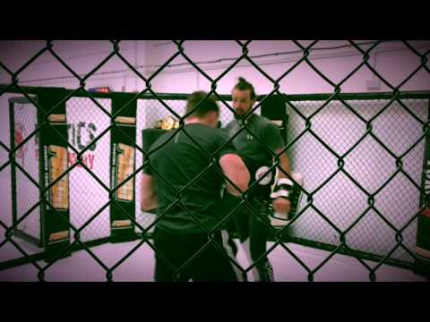 Thai pad training at Kinetics fight academy KFA