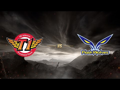 SK telecom T1 ( SKT ) vs Flash Wolves ( FW ) | MSI 2017 Grup Aşaması 3. Gün