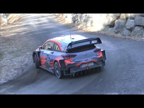 Test Sébastien Loeb - Rallye Monte Carlo 2020 - Hyundai I20 WRC - FLAT OUT!!! -