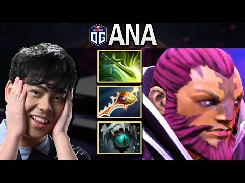 OG.ANA SMURF ANTI-MAGE WITH 1000 GPM - DOTA 2 7.28 GAMEPLAY