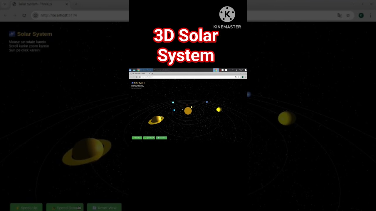 GitHub - keshav642/Solar-System: Interactive 3D Solar System built with ...