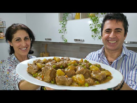 Spezzatino con patate e piselli - Ricetta