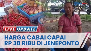 Melonjak Naik Gegara Langka, Harga Cabai di Kabupaten Jeneponto Tembus Rp 38 Ribu per Kilogram