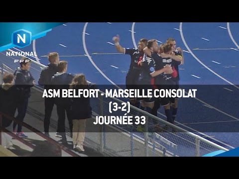 J33 : ASM Belfort - Marseille Consolat (3-2), le résumé