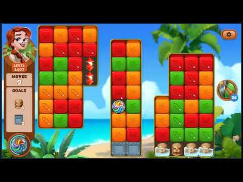 Lost Island Blast Adventure Level 1497 - NO BOOSTERS 🏝️ | SKILLGAMING ✔️