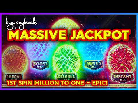 1ST SPIN → MASSIVE JACKPOT! A MILLION to ONE!!!