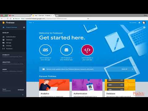 Building a Realtime Chat Application with Angular 5 and Firebase Setting Up Firebase|packtpub com