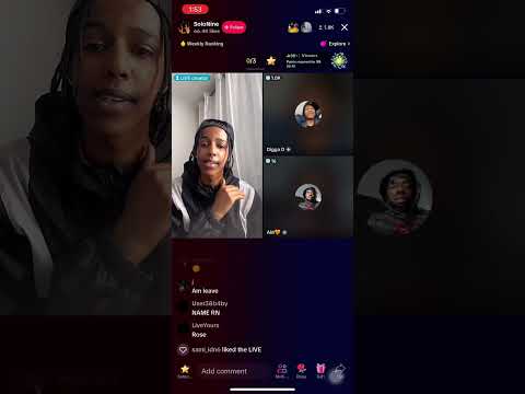 Digga d and solonine TikTok live part 4