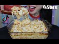 ASMR TikTok VIRAL FETA TOMATO PASTA DOUBLE BAKED EXTRA CHEESE EATING SOUNDS NO TALKING SAS ASMR