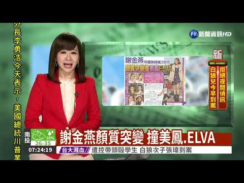 謝金燕顏質突變 撞美鳳.ELVA