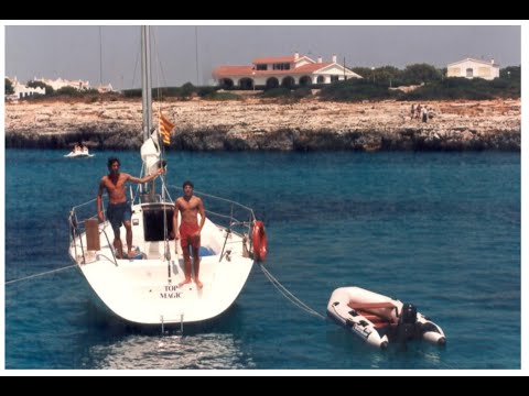 Navegacio d´estiu amb veler, any 1975