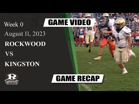 RHS Tiger Football - Rockwood Vs. Kingston Week 0 Jamboree Game (8/11/2023)