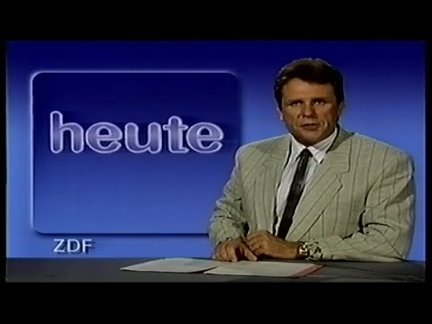 26.05.1989 - ZDF - heute Nachrichten + Nationalhymne zum Sendeschluss