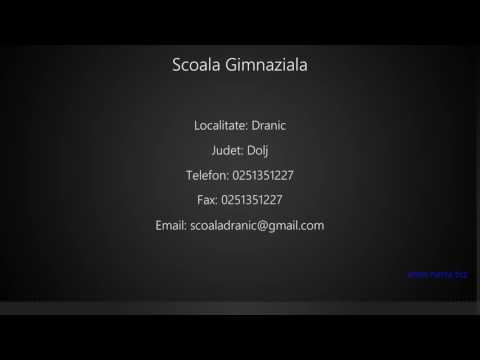 Scoala Gimnaziala Dranic