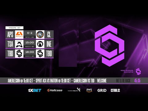 Spirit Academy vs iNation🔹 CCT West Europe – PlayOffs 🏆 Online Series- csgo live