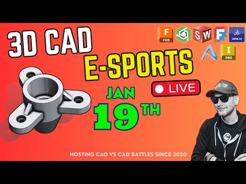 Model Monday Live | CAD Speed Modeling Battles, Tutorials, Tips and Tricks (January 19th, 2026)