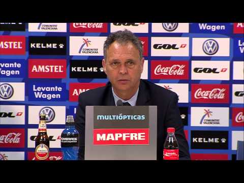 Press Conference Caparrós after Levante UD (0-0) Getafe CF - HD