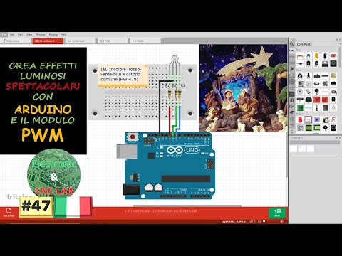 Create spectacular lighting effects with ARDUINO and the PWM module