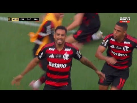 Gol de Danilo com narração Argentina | Flamengo 1 x 0 Palmeiras | Mariano Closs ESPN | Libertadores
