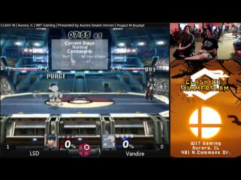 LSD (Falcon, Marth) vs. Vandire (Roy, G&W) - PM Bracket CLASH III
