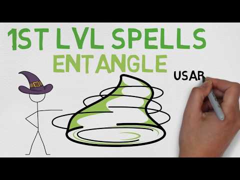 1ST LEVEL SPELL #32: Entangle (5E)