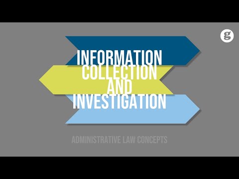 Agency Information Collection and Investigations