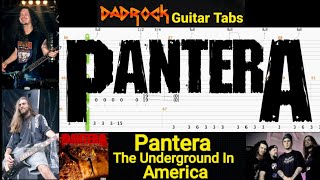 The Underground In America - Pantera - Guitar + Bass TABS Lesson