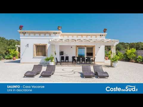 Villa Belvedere vista mare con piscina esclusiva a SANTA MARIA DI LEUCA nel SALENTO - CODICE 134