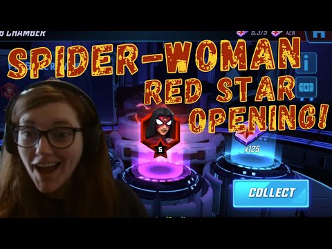 Spider-Woman Red Star Opening - Marvel Strike Force, MSF