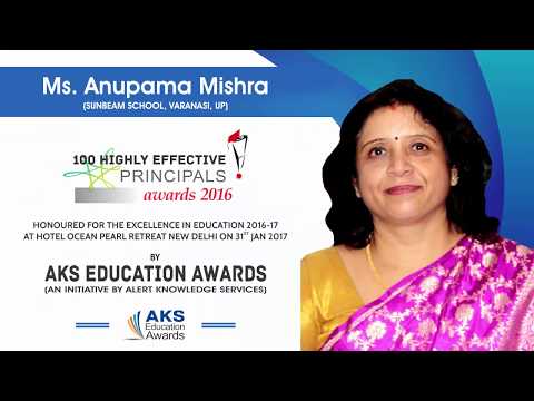 100 Highly Effective Principals of 2016 - Anupama Mishra