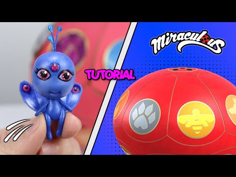 sub) DIY Miraculous Ladybug 🦚​ DUUSU KWAMI 🦚 How to make peacock Kwami - Isa's World