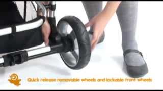 preview picture of video 'Cosatto Cabi 3 in 1 Travel System - Walk In The Park Demonstration | BabySecurity'