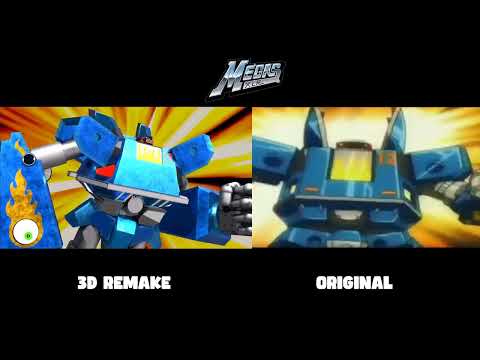MEGAS XLR Intro - 3D Remake vs Original