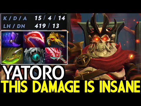 YATORO [Wraith King] This Damage is Insane Max Pain Dota 2