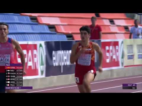 Florian Herbst 48,08s | U20 EM Tallinn | 400m Vorlauf