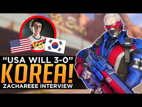 Overwatch: USA Will 3-0 Korea! - Pro Player Interview ft. Zacharee