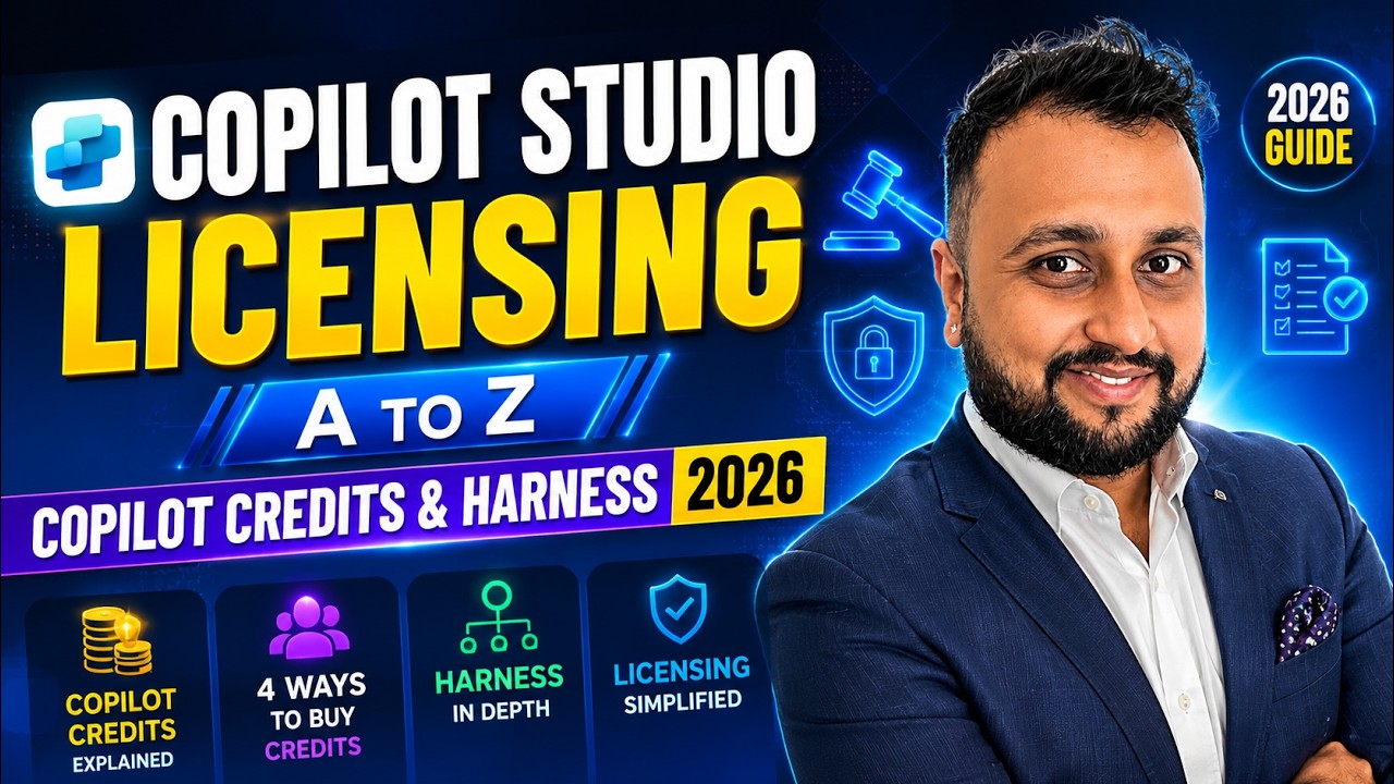 Copilot Studio Licensing A to Z | Copilot Credits & Harness 2026