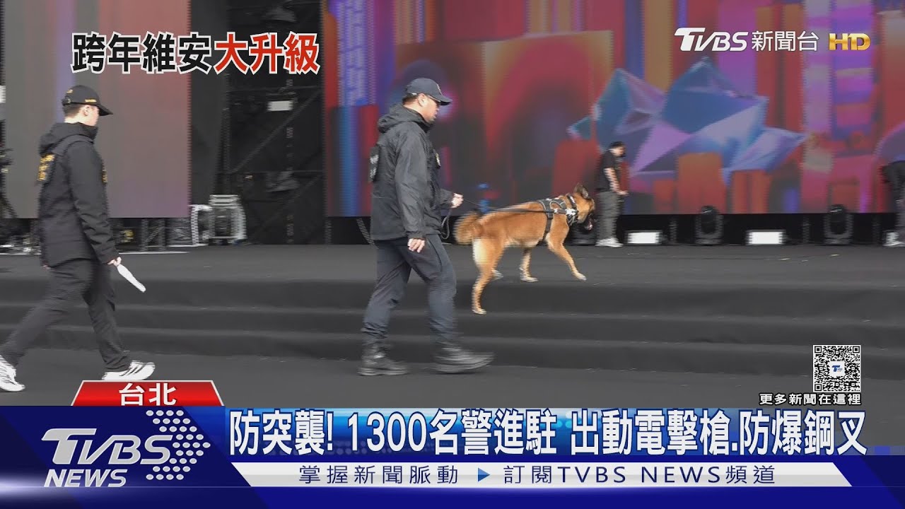 歷年最嚴格! 北市跨年維安升級 特勤警配槍彈