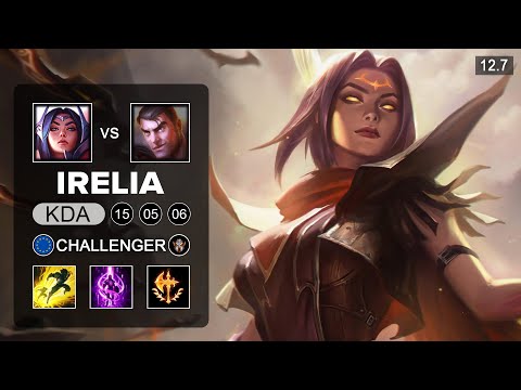 Irelia vs Jayce Top - EUW Challenger - Patch 12.7 Season 12
