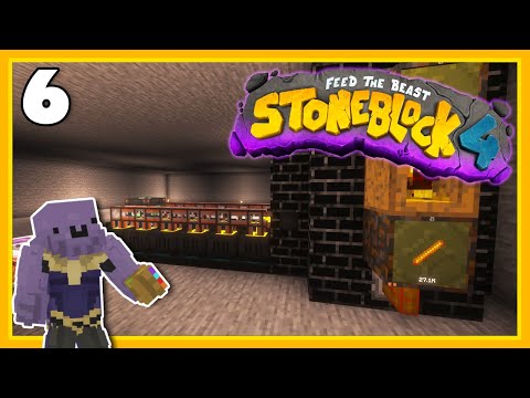 Stoneblock 4 Minecraft Modpack EP 6 | Infinite Power from Blazes