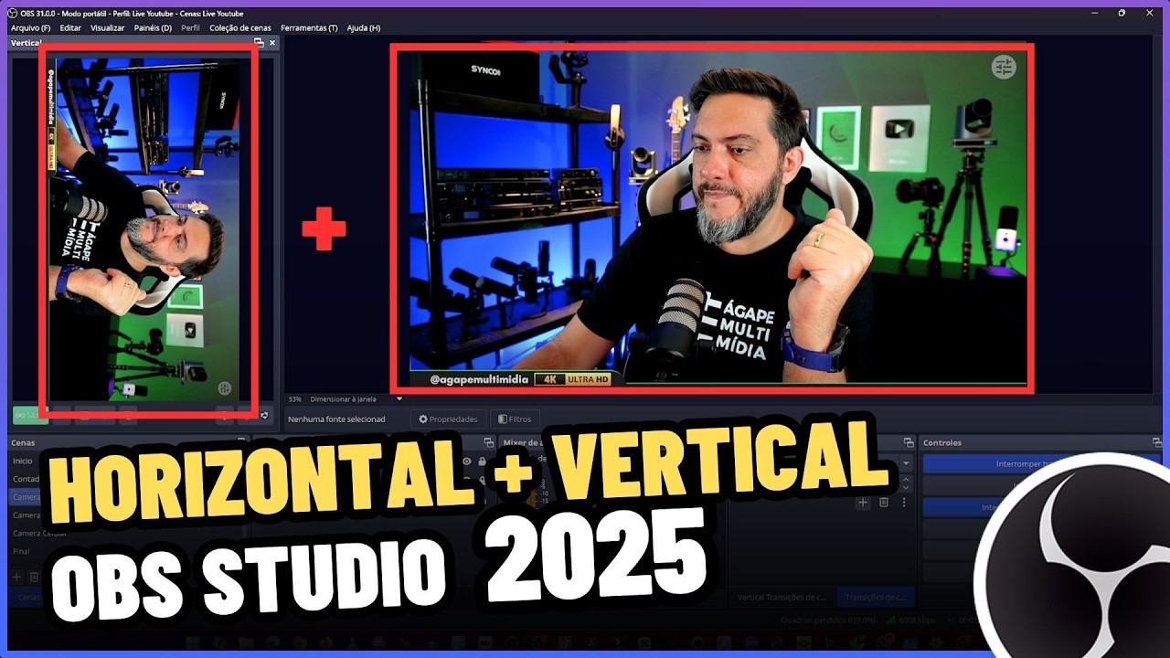 ✅[COMPLETE GUIDE] How to Configure OBS STUDIO 2025 - Horizontal and Vertical
