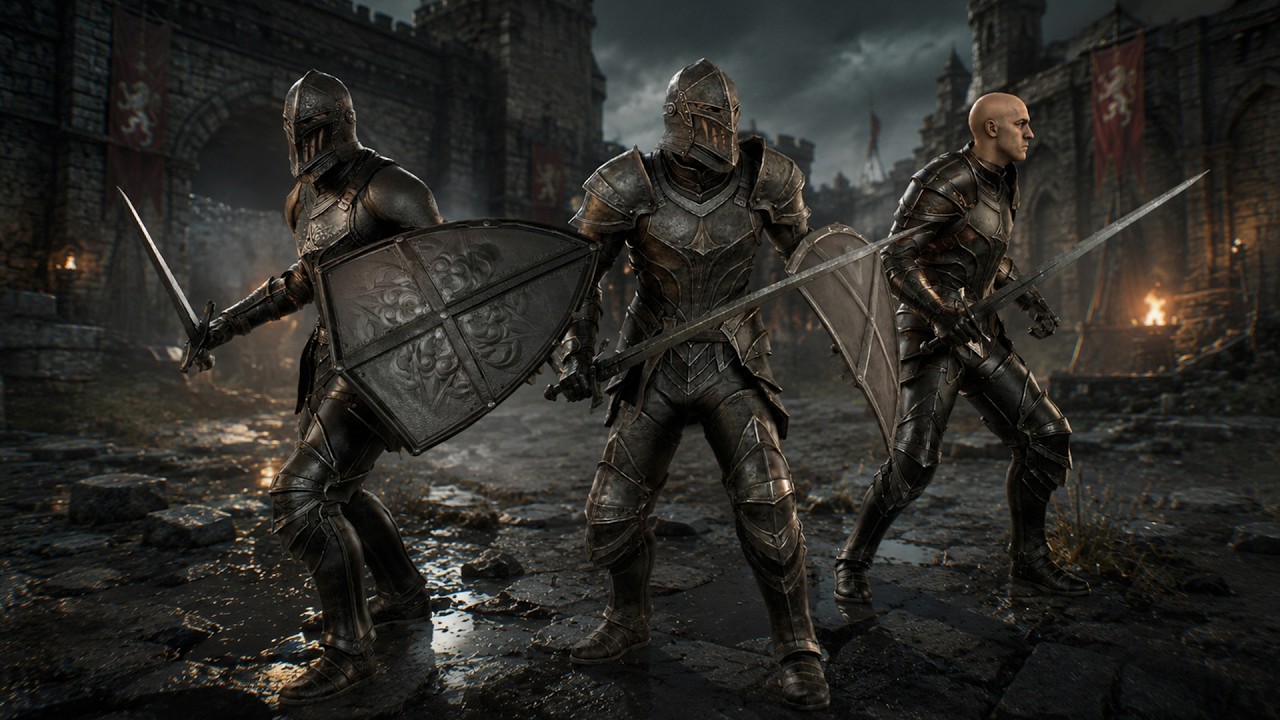 Dark Knight NPC Three 3D Model