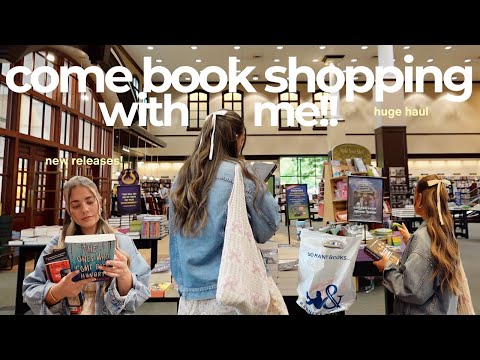 come book shopping with me at barnes & noble 📖✨🛍️ *BOOK HAUL*