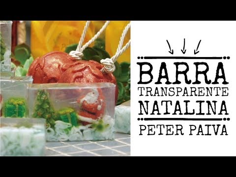 Barra Transparente Natalina - Peter Paiva