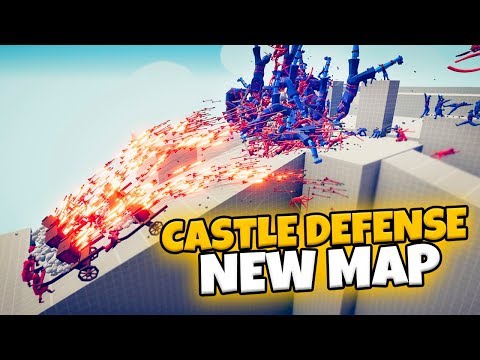 CASTLE DEFENSE EVERY FACTION. NEW MAP GAMEPLAY | TABS UPDATE