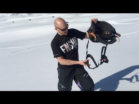 Mystic Strappies review. From kitesurf into snowkite harness